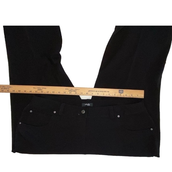 Rafaella Black Curvy Loose Fit Stretch Office Pants with Jean Style Size 20W - Picture 5 of 6